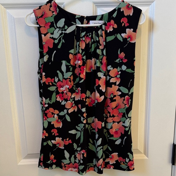 Calvin Klein sleeveless blouse size L - Picture 1 of 3
